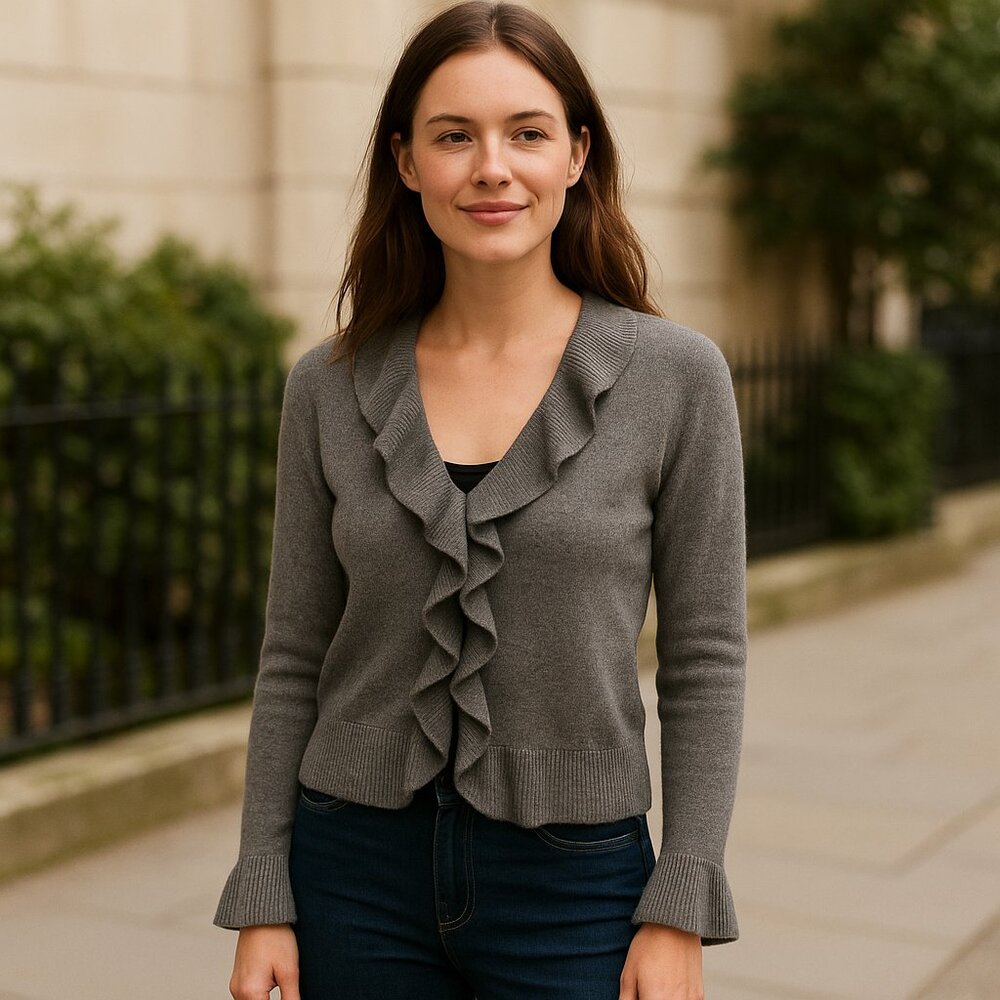 Mark & Spencer UK10 US6 women cardigan sweater with Cashmere